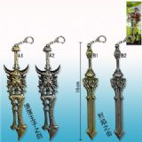 warcraft anime keychain