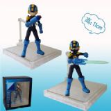 rock man anime figure