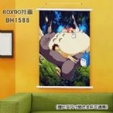 totoro anime wallscroll