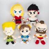 street fighter plush doll