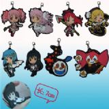 magical girl anime keychain set