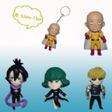 one punch man figure keychain