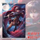 RWBY anime wallscroll