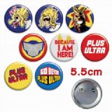 My Hero Academia Tinplate Badge Brooch