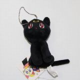 Sailormoon Luna Cat Plush Keychain pendant