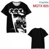 Inuyasha Black and white line draft Short sleeve T