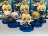 Fate stay night a set of 5 Boxed Figure Decoration