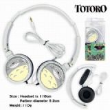 TOTORO Headset Head-mounted Earphone Headphone