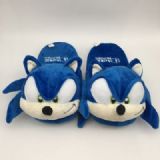 Sonic Plush warm half-slip slippers