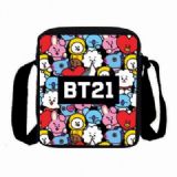 BTS BT21 Full Color High capacity Shoulder bag Sat