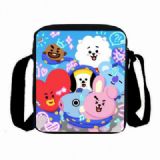 BTS BT21 Full Color High capacity Shoulder bag Sat