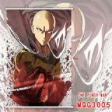 One Punch Man White Plastic rod Cloth painting Wal