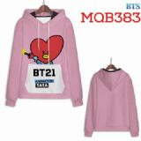 BTS BT21 Full Color Long sleeve Patch pocket Sweat