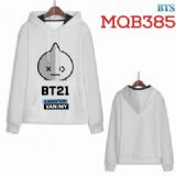 BTS BT21 Full Color Long sleeve Patch pocket Sweat