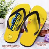Detective Pikachu Cloth surface Flip-flops slipper
