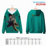 My Hero Academia Full color zipper hooded Patch po