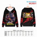 My Hero Academia Full color zipper hooded Patch po