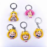 Sailormoon a set of 5 With bell Doll Keychain pend