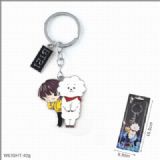 BTS BT21 Rider Key Chain pendant 