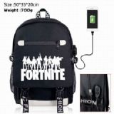 Fortnite Canvas Data line Backpack Bag