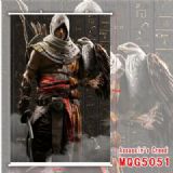 Assassin Creed White Plastic rod Cloth painting Wa