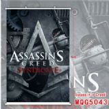 Assassin Creed White Plastic rod Cloth painting Wa