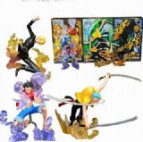 One Piece a set of 3 Boxed Figure Decoration 7.5-1