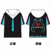 Hatsune Miku Short Sleeve T-Shirt Hoodie
