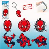 spider man rubber keychain