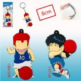 slam dunk rubber keychain