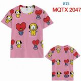 BTS BT21 Full color printed short sleeve t-shirt