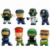 Counter-Strike Source a set of 8 Bagged Figure Dec