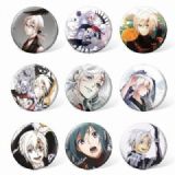 D.Gray-man a set of 9 Round cloth badge brooch 58M