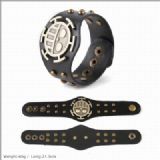 One Piece Punk Leather bracelet hand strap 21.5CM