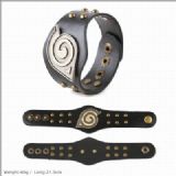 Naruto Punk Leather bracelet hand strap