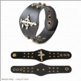 Fullmetal Alchemist Punk Leather bracelet hand str