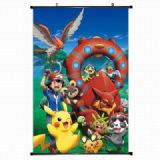 Pokemon Plastic pole cloth painting Wall Scroll 60