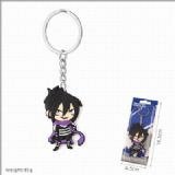 One Punch Man Double-sided soft rubber Keychain pe