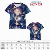 Fate/stay night Sakura Saber Full color short slee