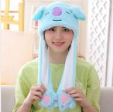 BTS BT21 Rabbit ear hat Pinching the ear will move