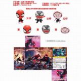 The Avengers Spider house Doll deformed egg a set 