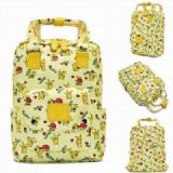Pokemon pikachu Polyester thick twill backpack 28X