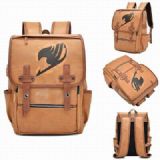 Fairy tail PU Waterproof material backpack 29X12X3