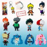 anime rubber keychain