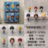 My Hero Academia a set of six Boxed Figure Decorat