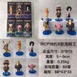 One Piece WCF18 a set of six Boxed Figure Decorati