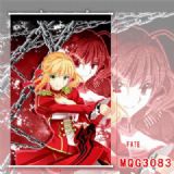 Fate Stay Night White Plastic rod Cloth painting W