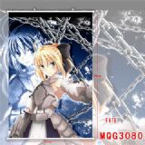 Fate Stay Night White Plastic rod Cloth painting W