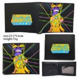 The Avengers Thanos Short two fold silicone wallet