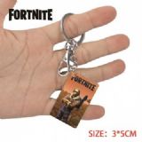 Fortnite-9 Anime Acrylic Color Map Keychain Pendan